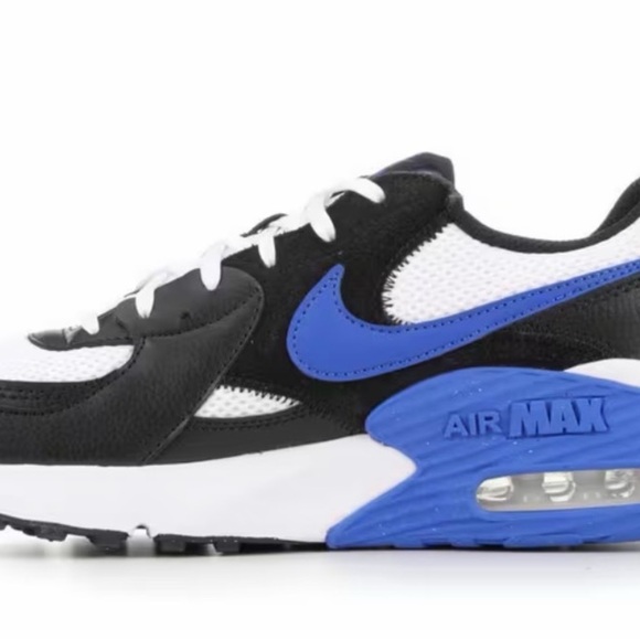 Nike Air Max Excee Black White Blue Sneakers Men’s Size 10 Like New